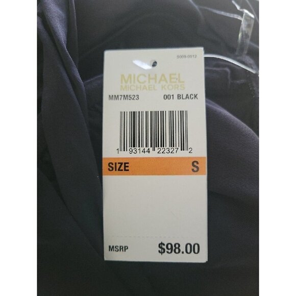 MICHAEL Kors Logo Ring Blouson Tankini Top - Iconic Solids. Size Small - Picture 10 of 10